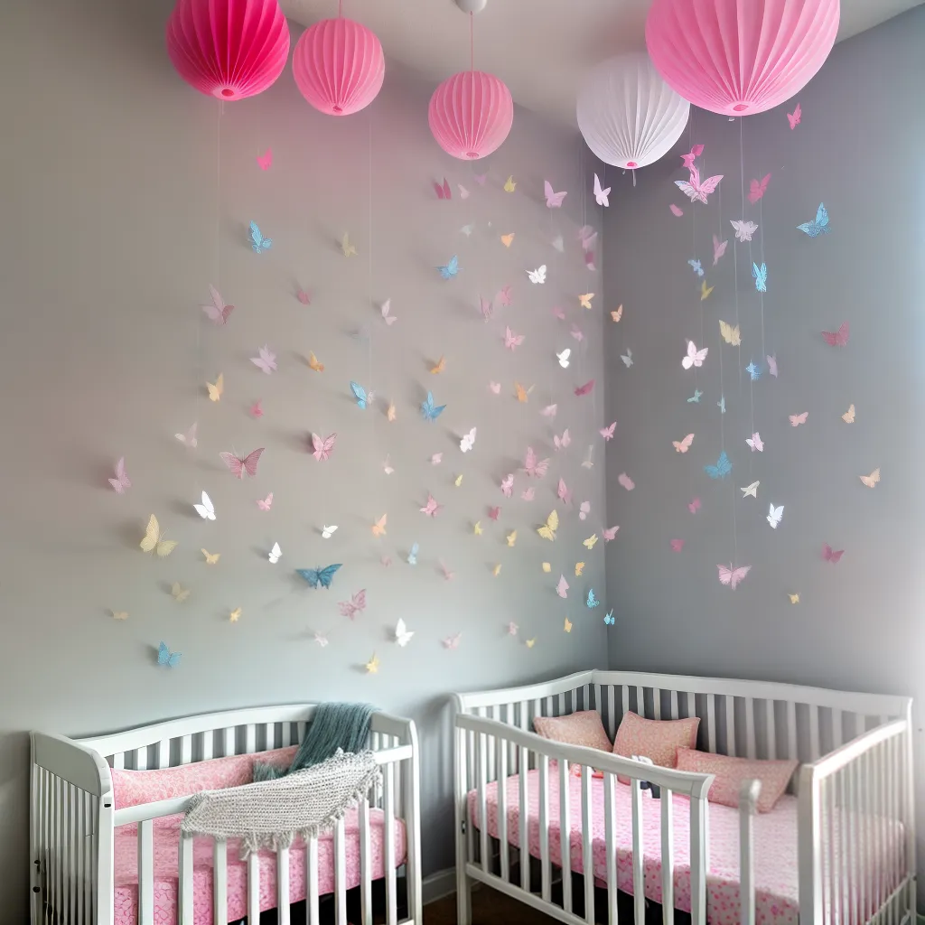 mobile borboletas origami berco nursery mobile borboletas origami berco nursery