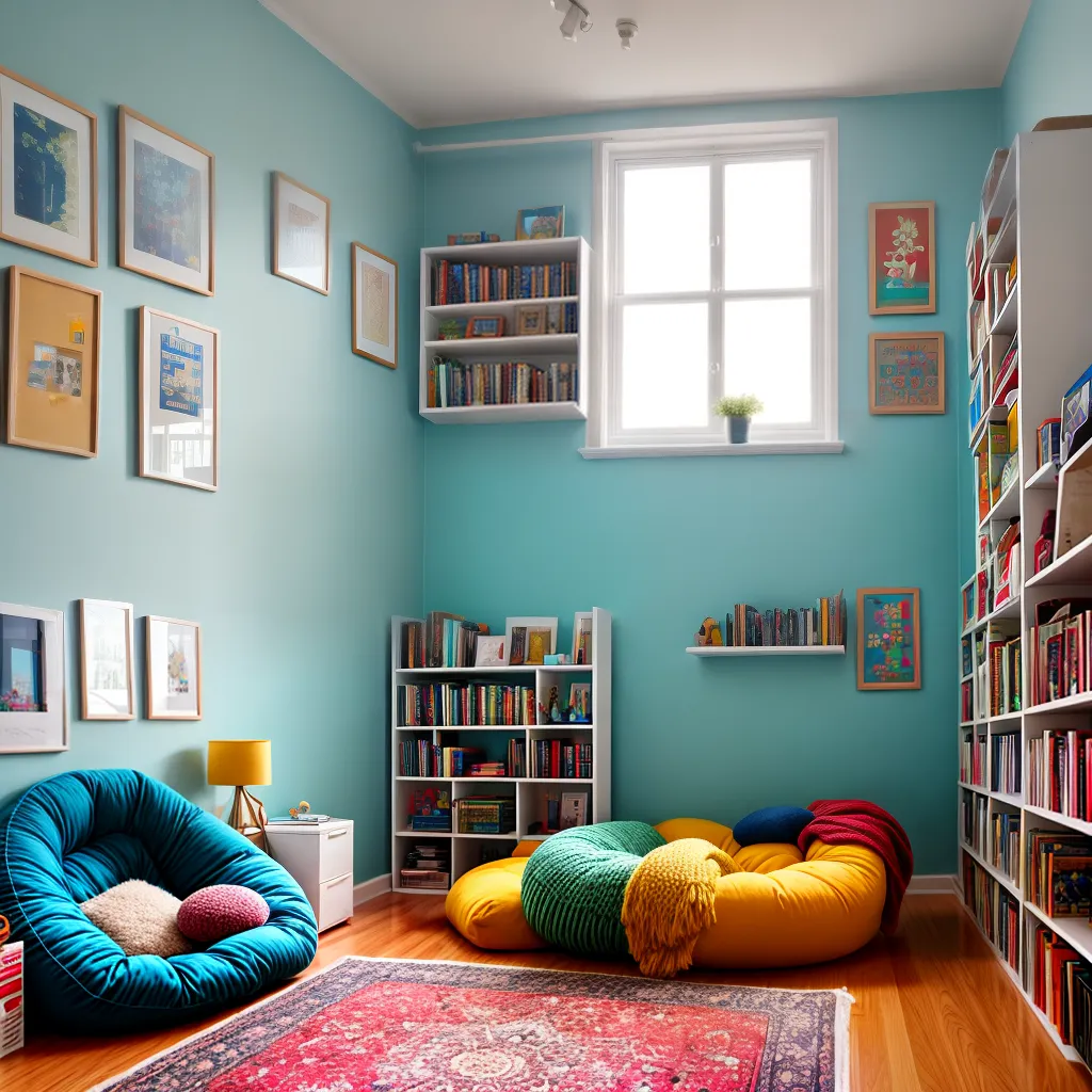 quarto infantil acolhedor leitura