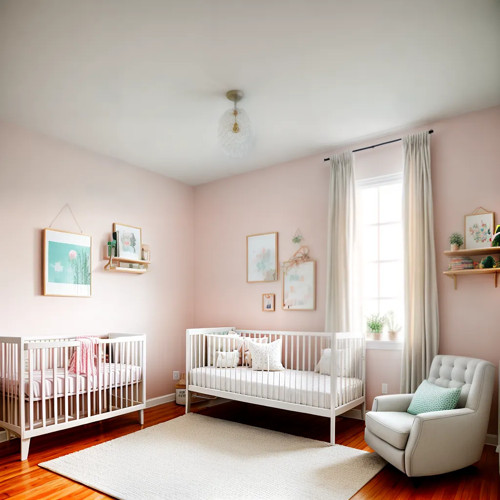 quarto bebe decorado paleta suave