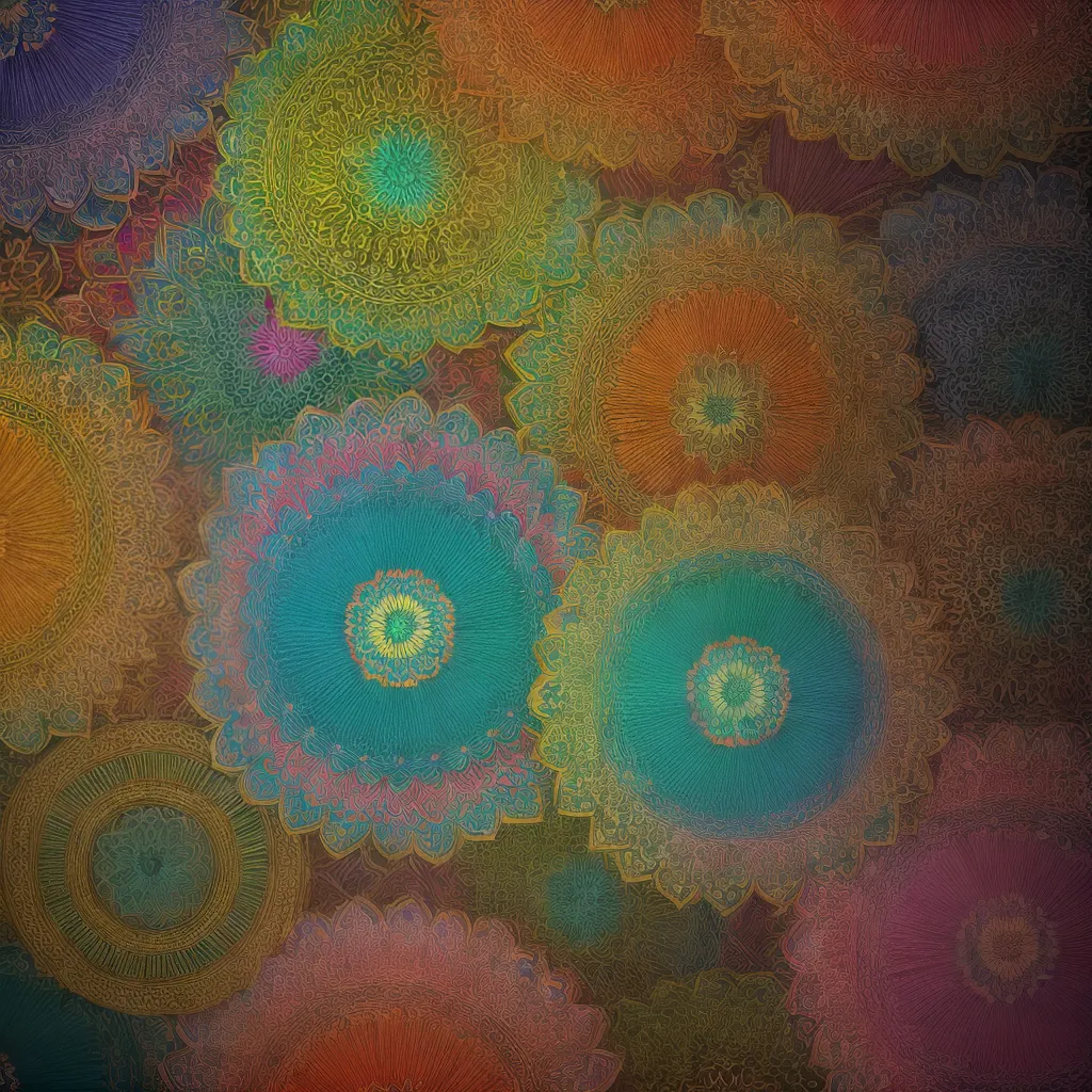 mandala folklore colorido papel de parede mandala folklore colorido papel de parede