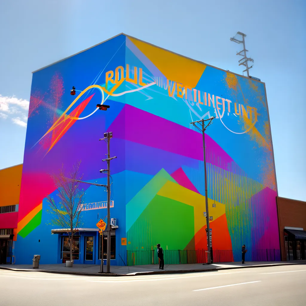mural entretenimento vibrante diversidade mural entretenimento vibrante diversidade