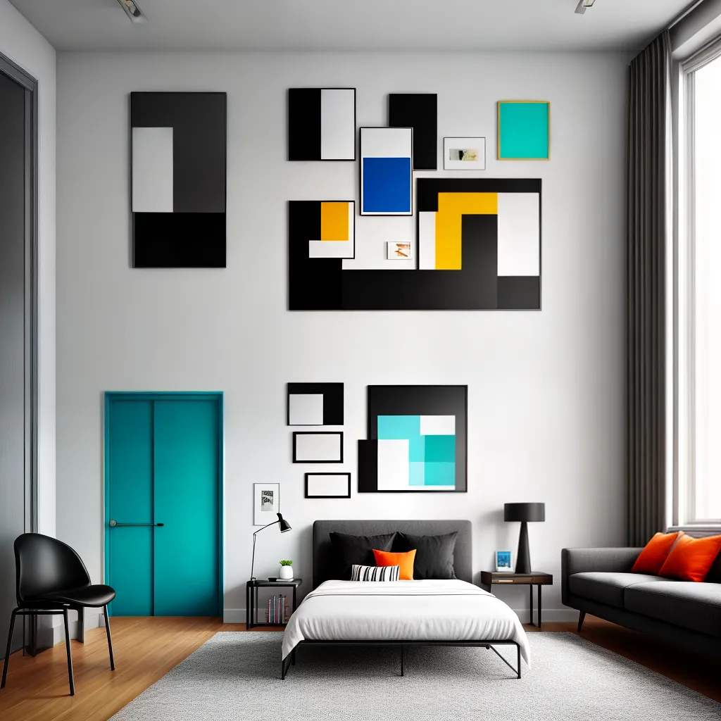 sala bauhaus arte geometrica