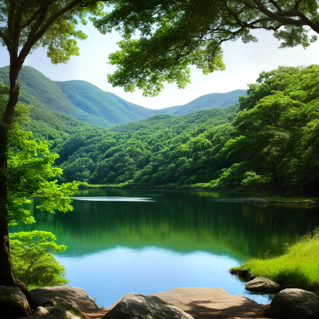 espaco meditacao pintura paisagem serena