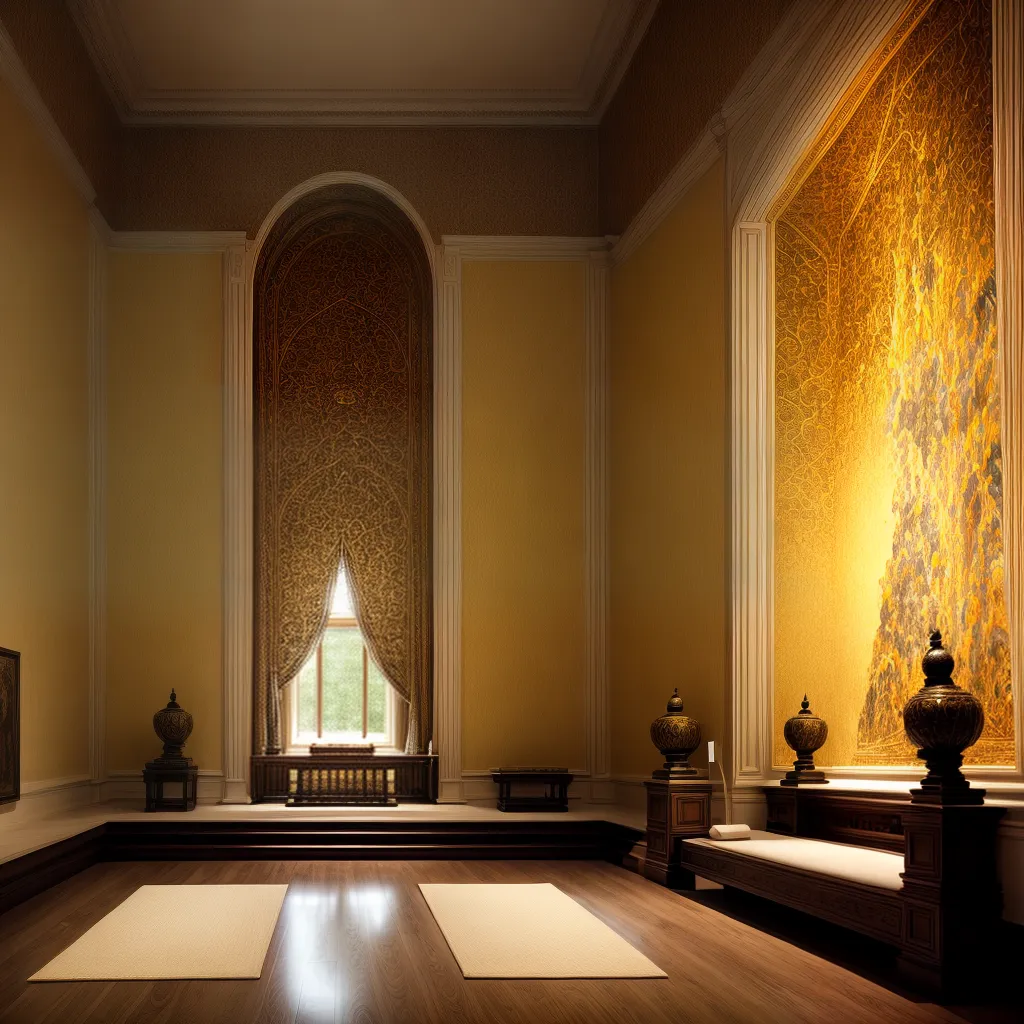 espaco meditacao arte serenidade