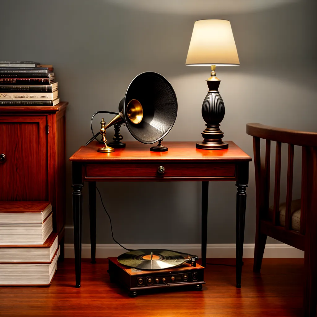 gramofone vinil classico luz ambiente gramofone vinil classico luz ambiente