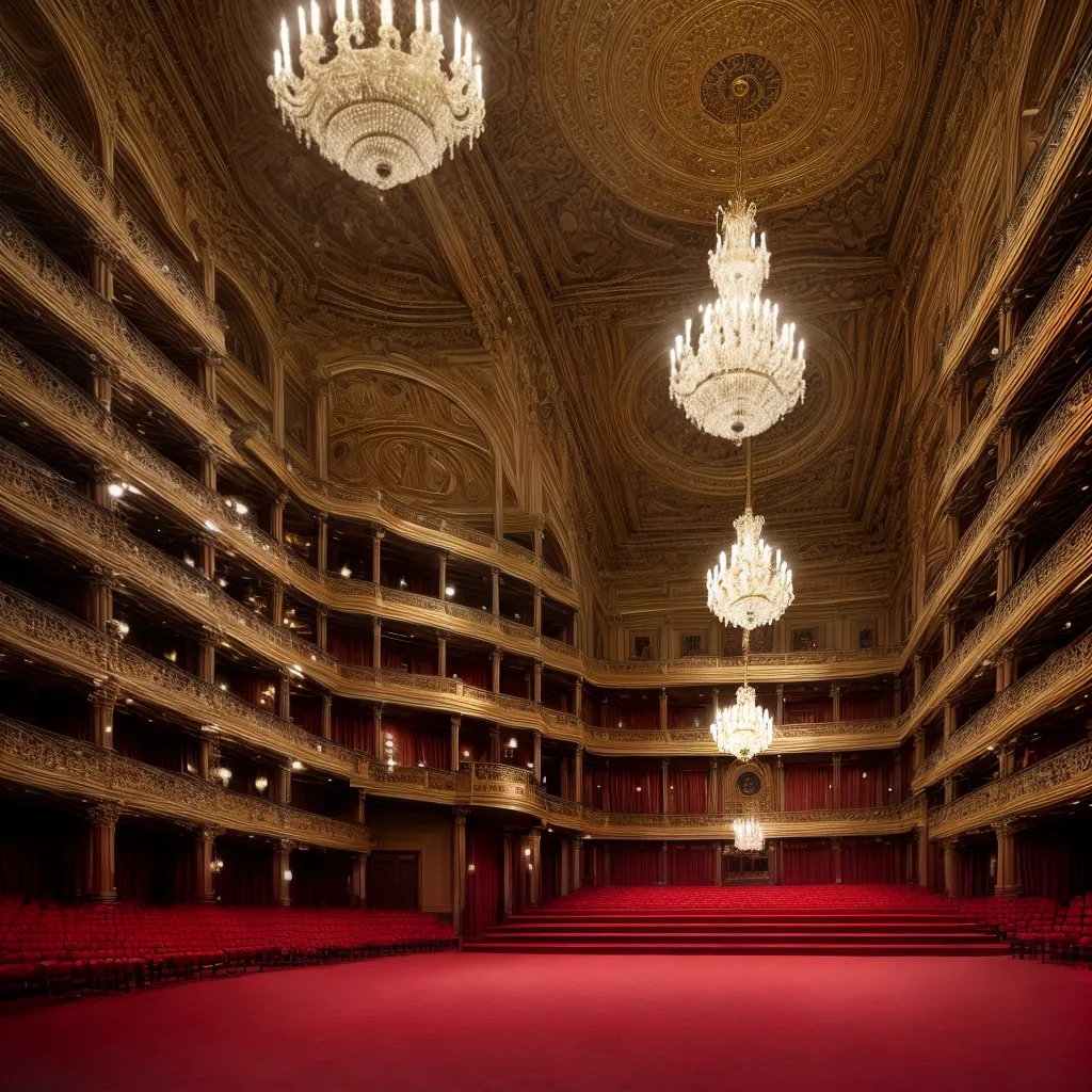 sala concerto luxo orquestra elegancia