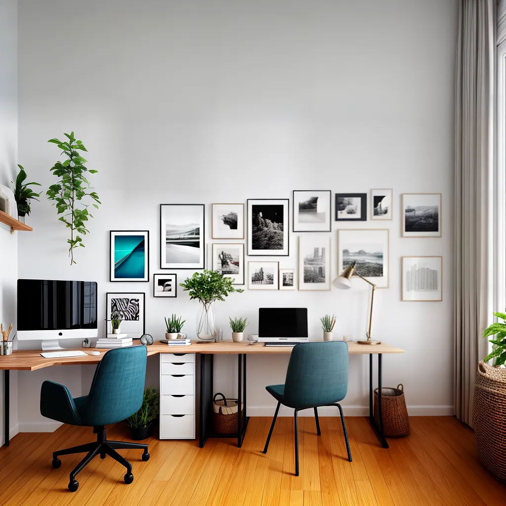 home office decorado arte inspiracao