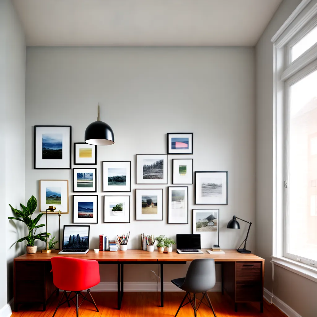 escritorio casa decorado arte luz natural