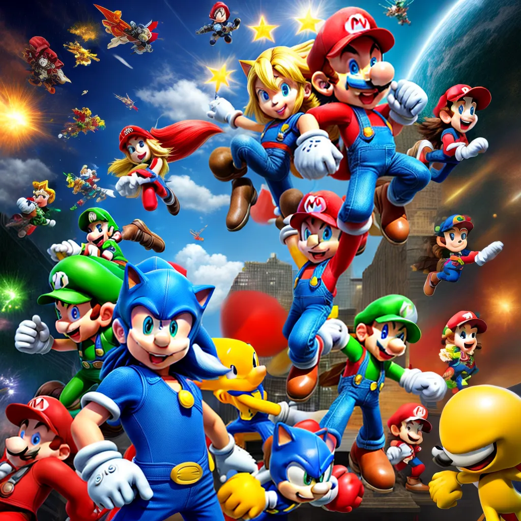 wallpaper personagens jogos iconicos