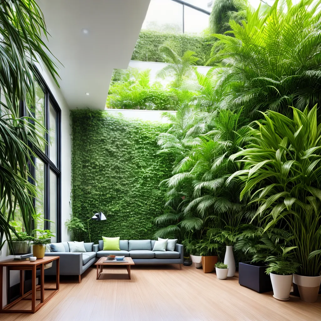 sala verde plantas decoracao interior