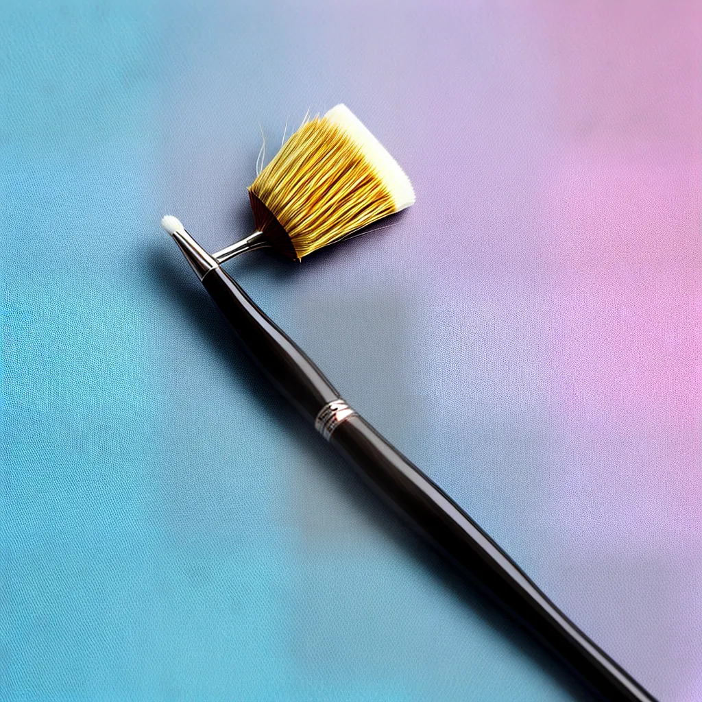 pintura seda pincel cores vibrantes