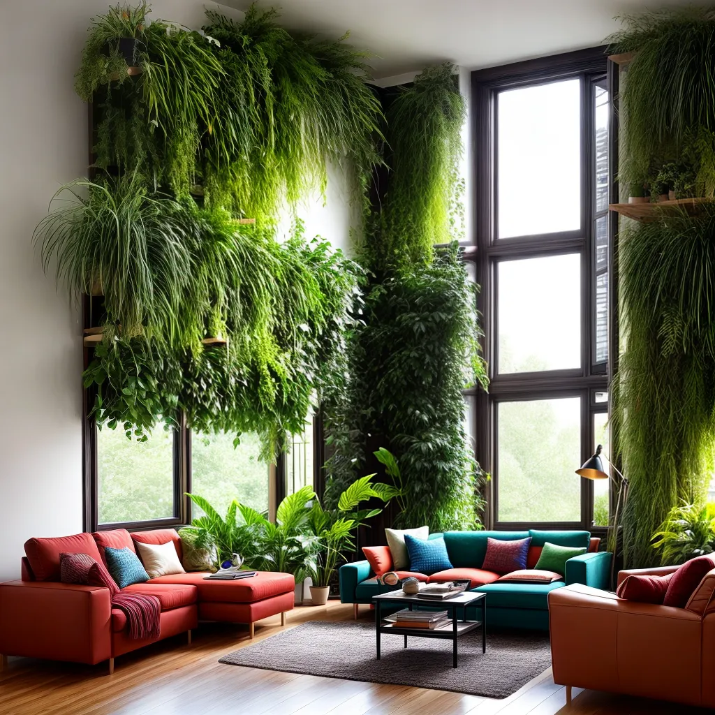 sala verde plantas acolhedora 2