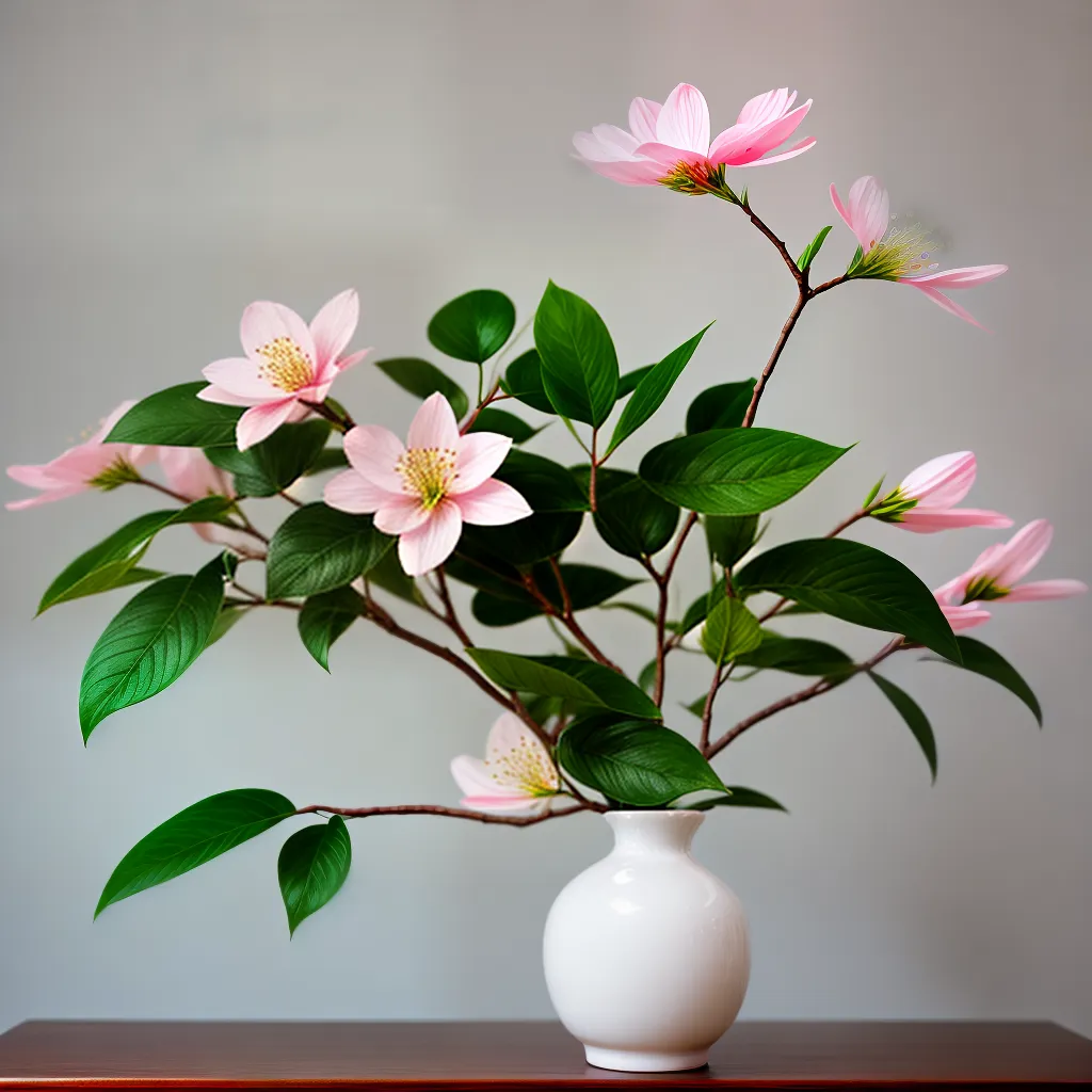 ikebana arranjo floral japones sereno ikebana arranjo floral japones sereno
