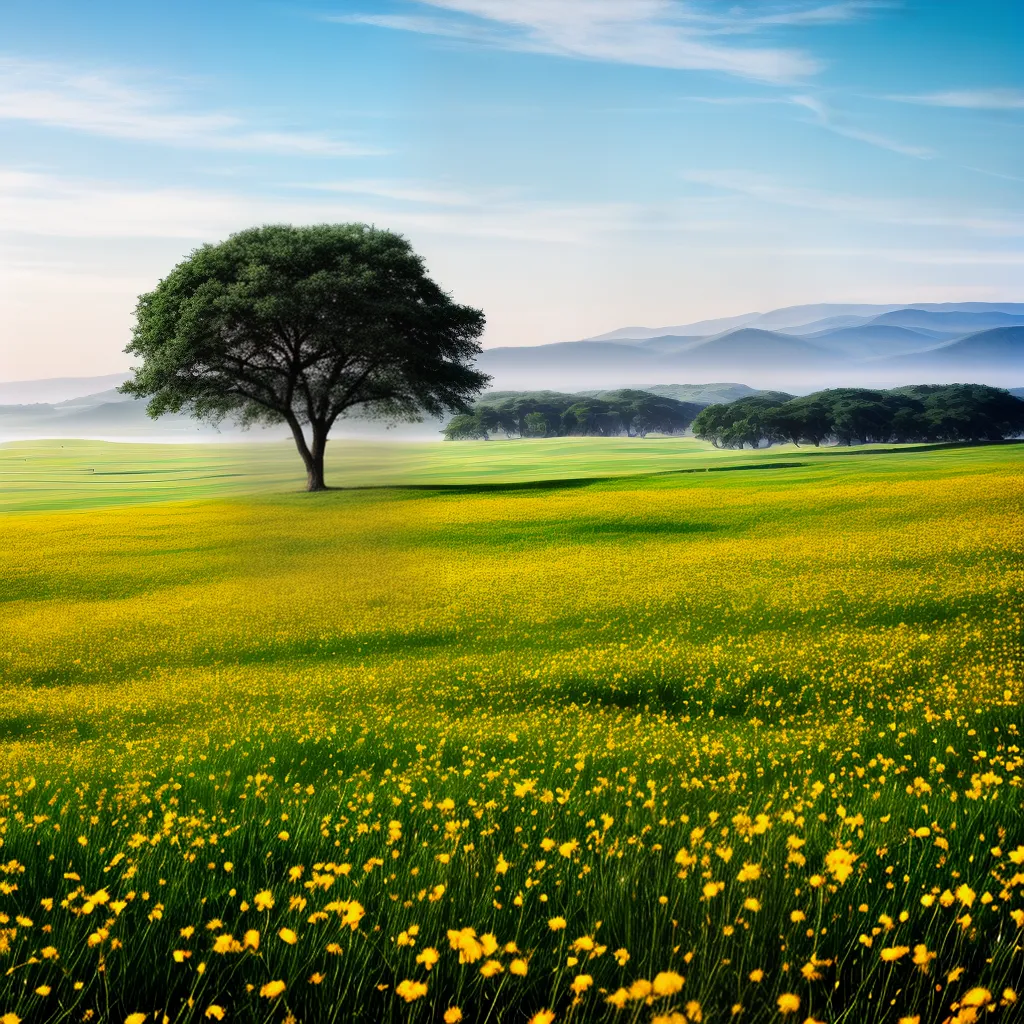 paisagem serena arvore flores citacao plato paisagem serena arvore flores citacao plato