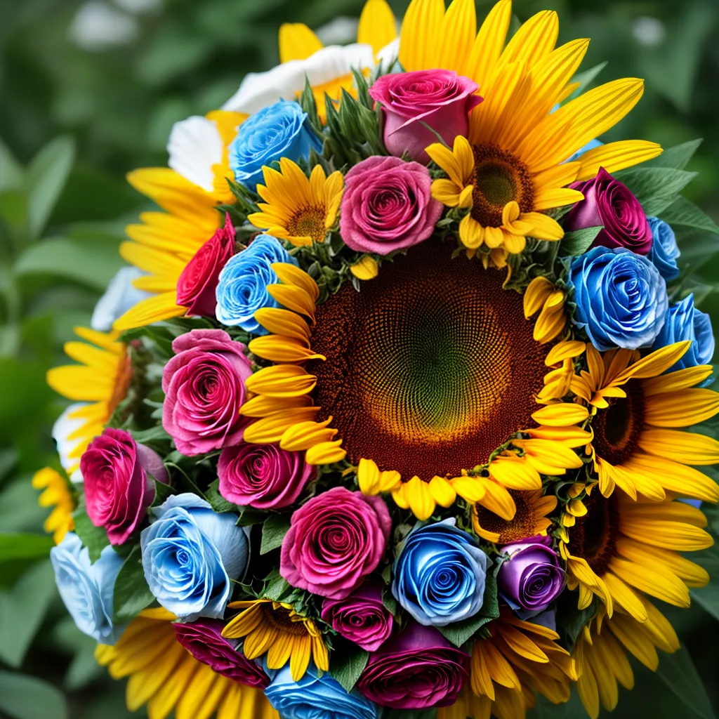coroa floral vibrante verao coroa floral vibrante verao