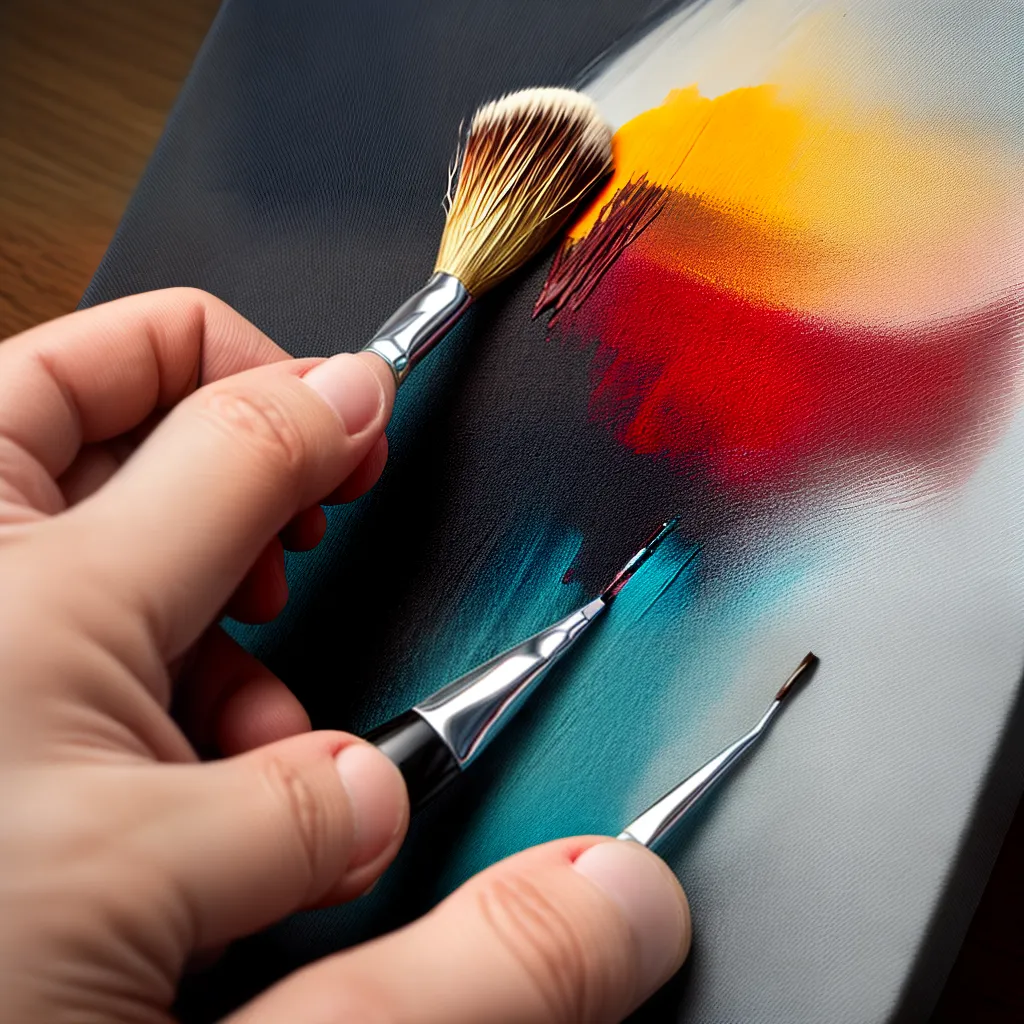 pincel texturizado artista pintura pincel texturizado artista pintura