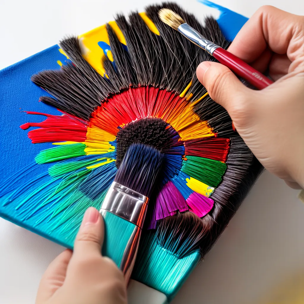 pincel artistico tinta pincel artistico tinta