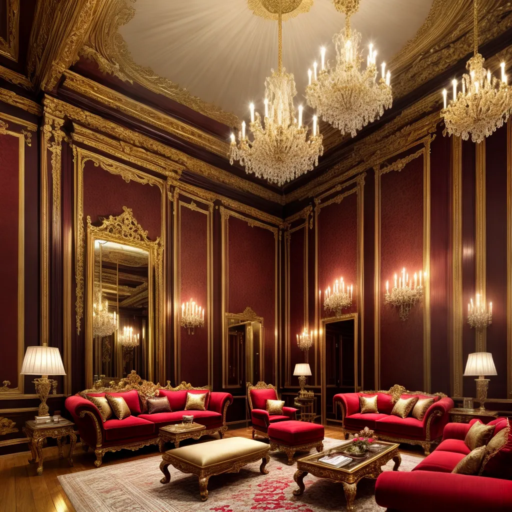 sala barroca decoracao