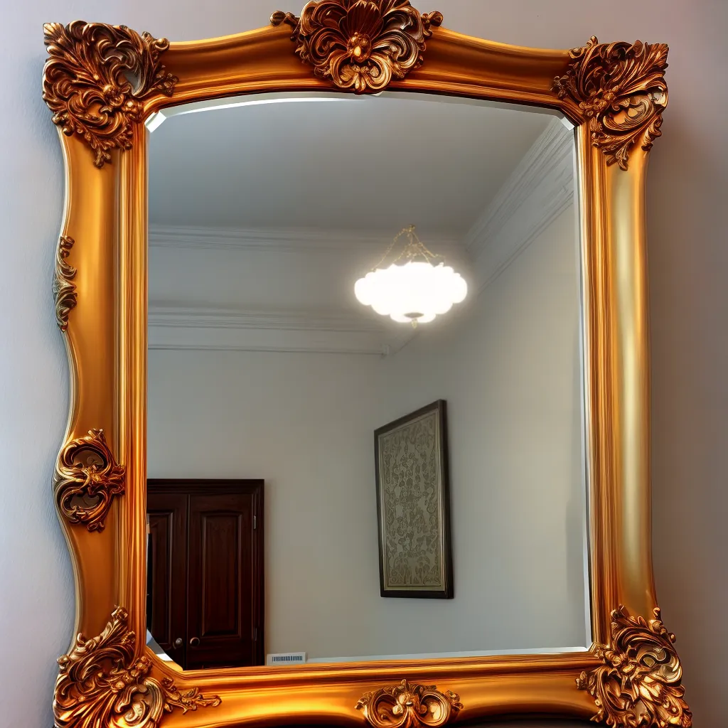 espelho ouro barroco decoracao opulente