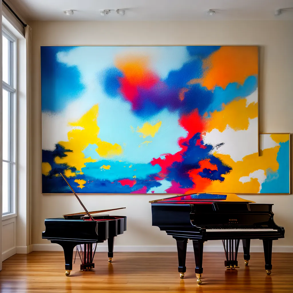 pintura piano musica arte abstrata pintura piano musica arte abstrata