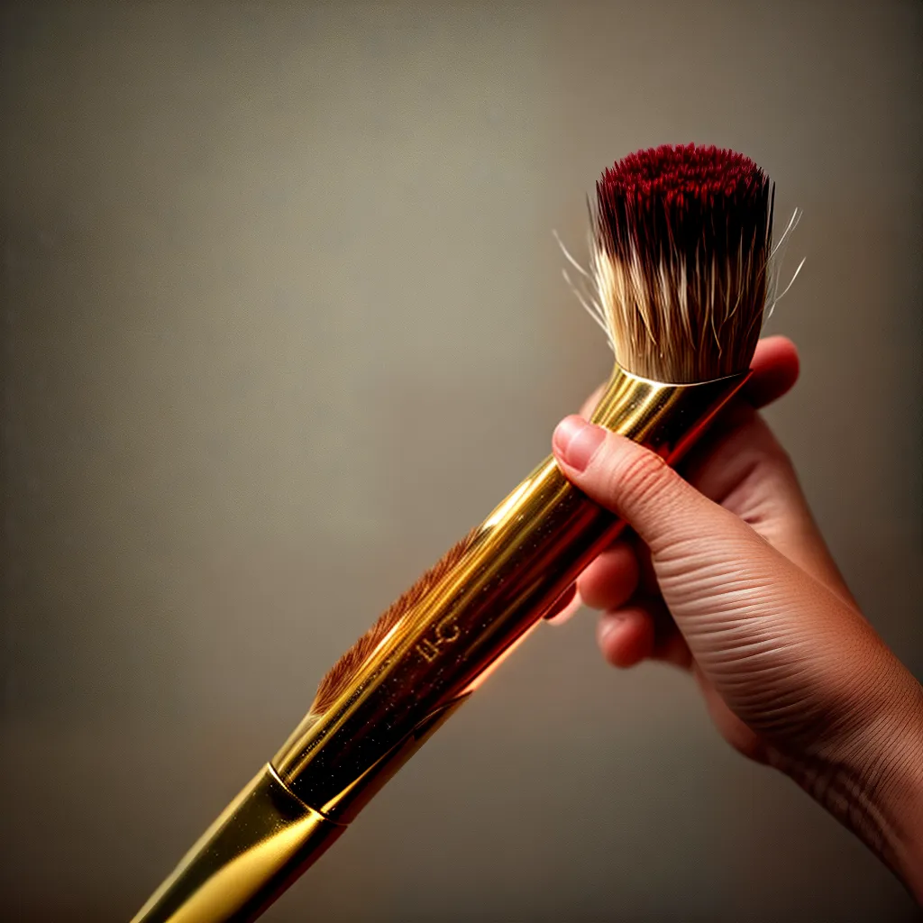 pincel detalhes pintura canvas
