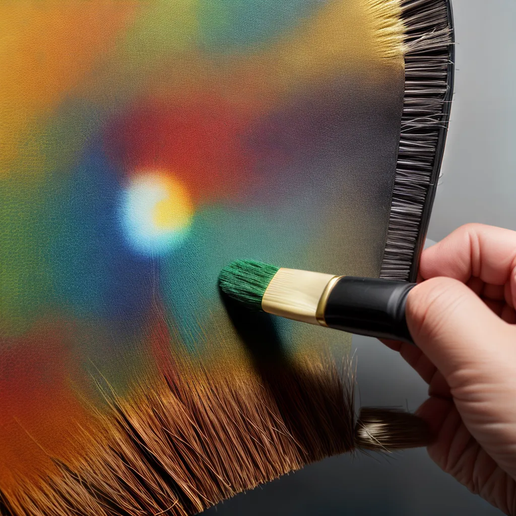 pincel artista pintura sombra