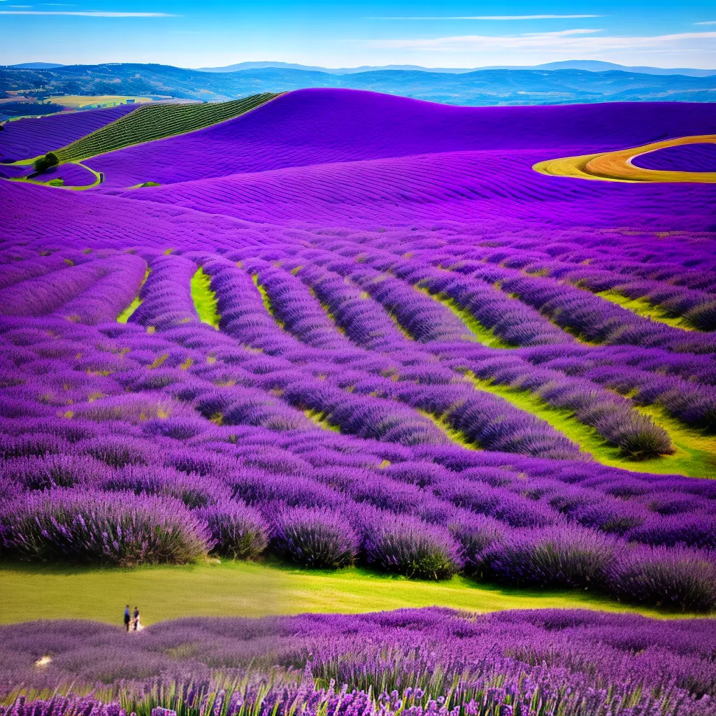 campo lavanda ceu azul sereno