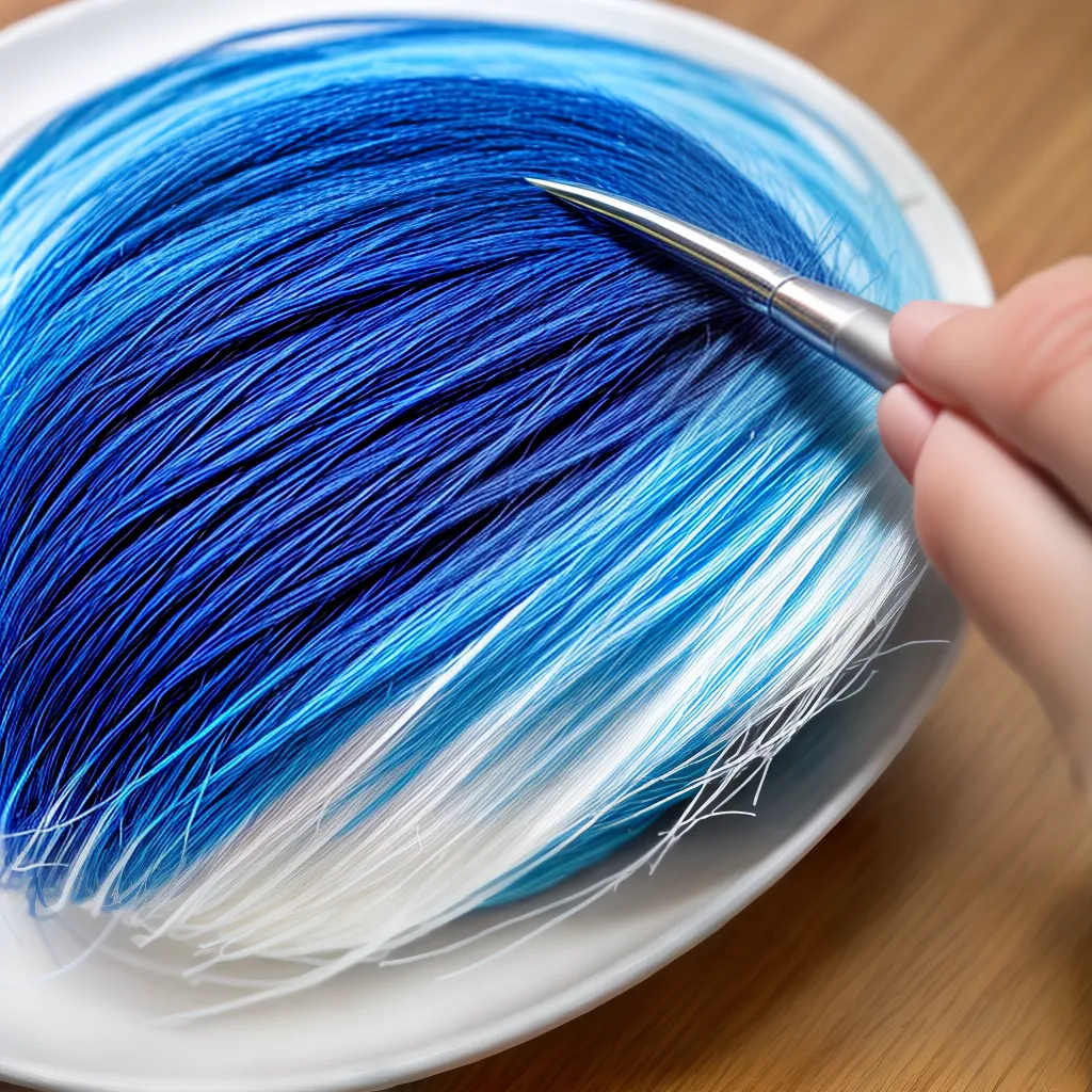 pincel sintetico azul pintura arte pincel sintetico azul pintura arte