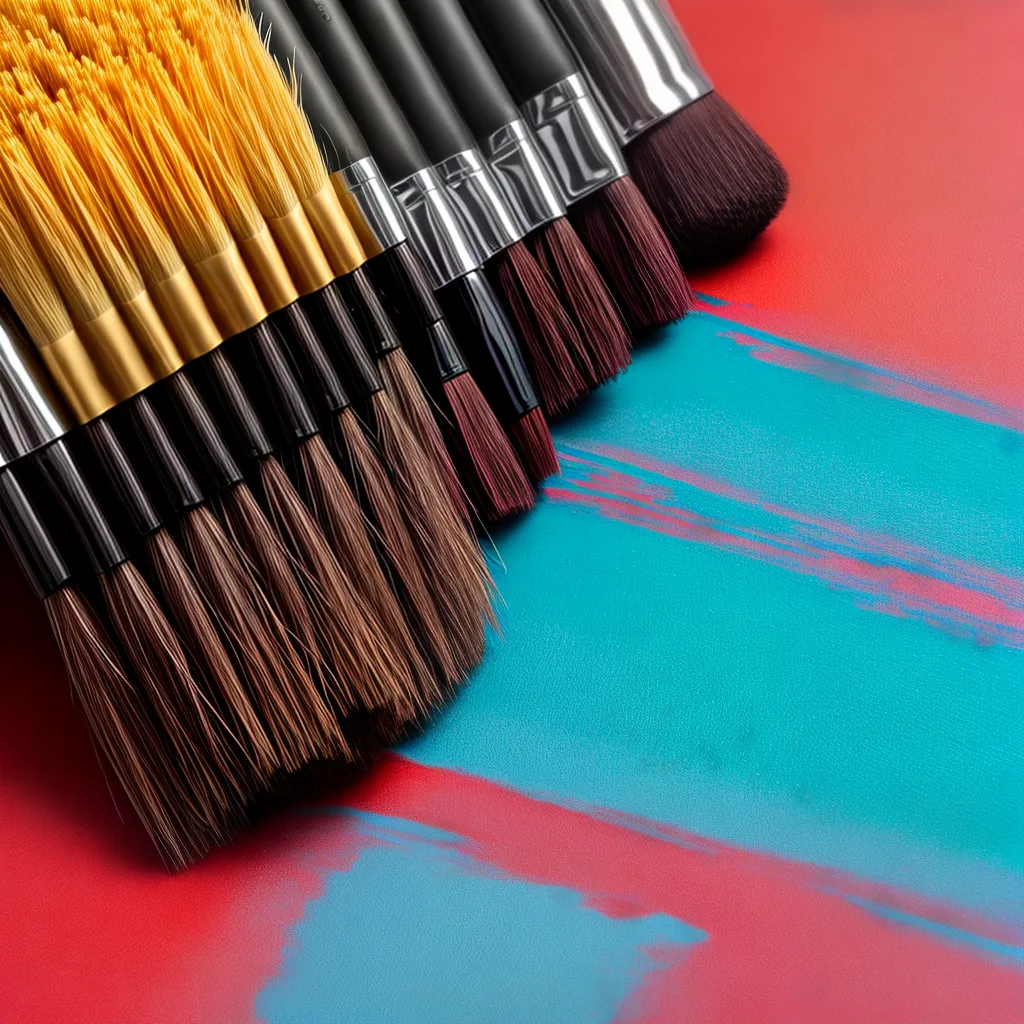 pincel largo tinta vibrante pincel largo tinta vibrante
