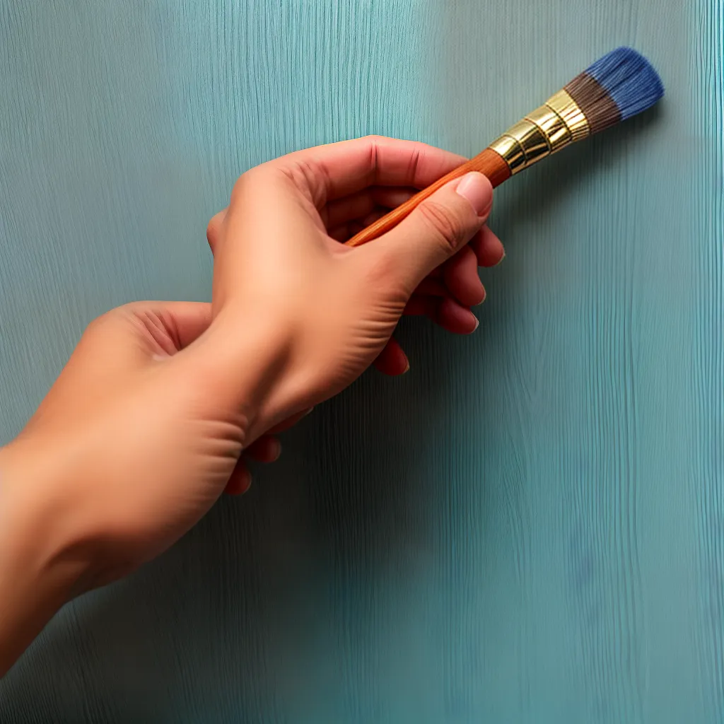 pincel pintura porta madeira