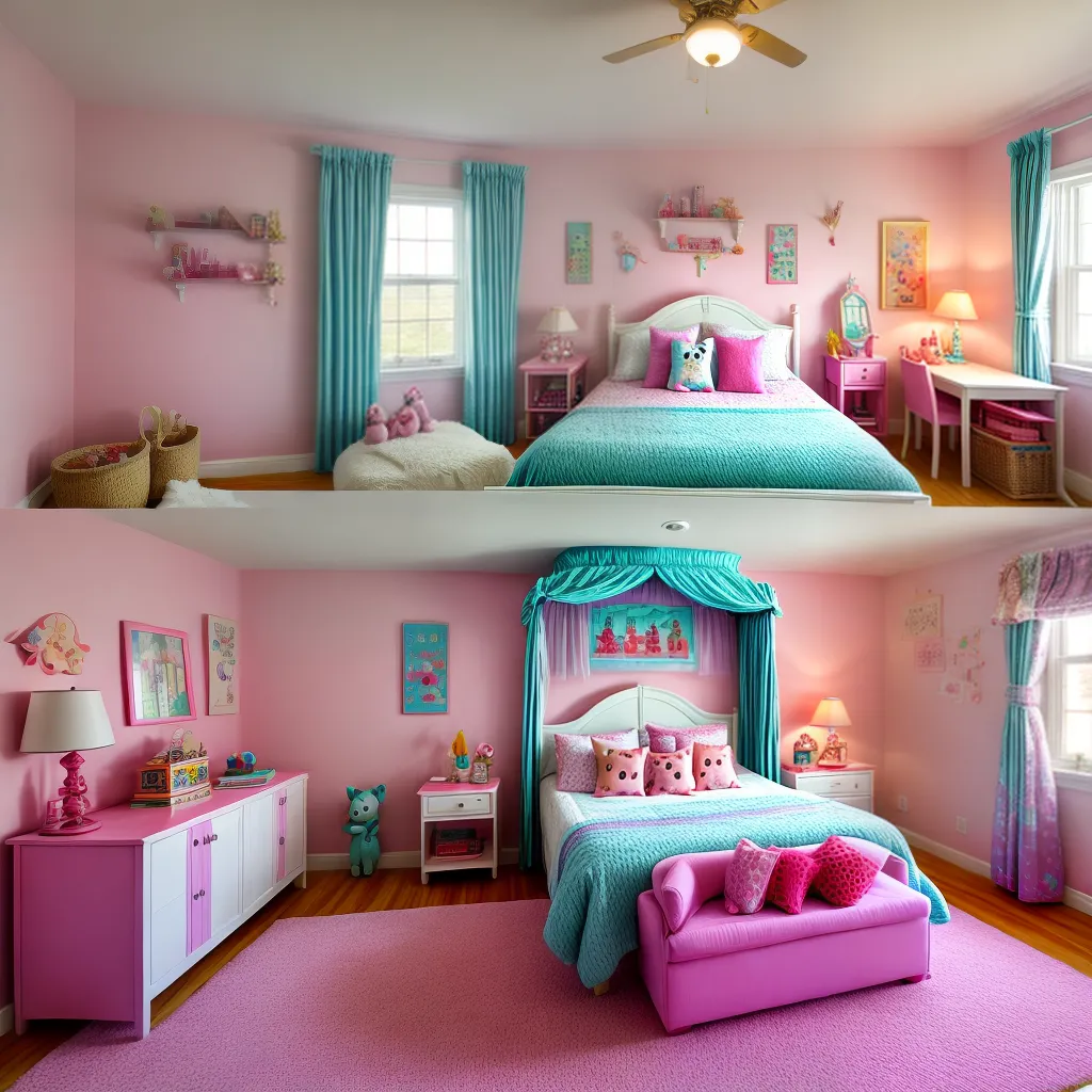 quarto infantil tema conto de fadas
