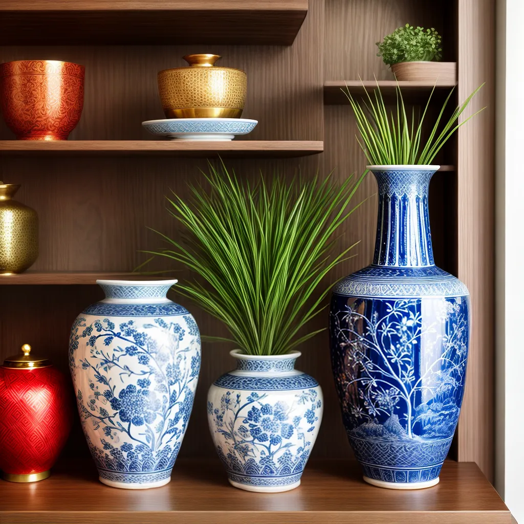 vaso ceramica prateleira madeira artesanal
