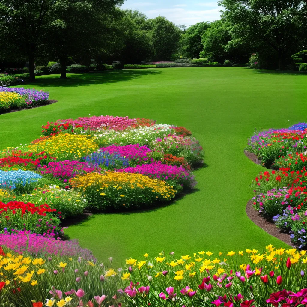 jardim perene flores coloridas 2