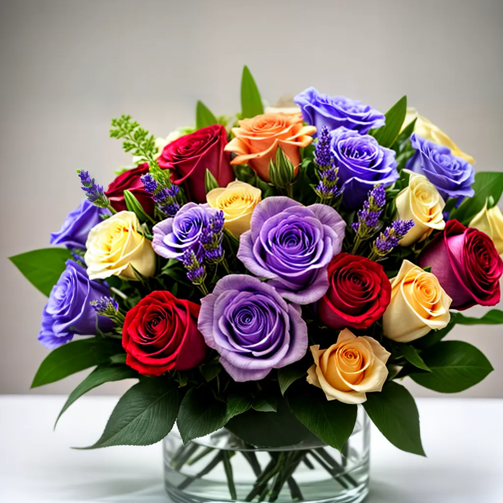 bouquet flores coloridas fragrancia vase bouquet flores coloridas fragrancia vase