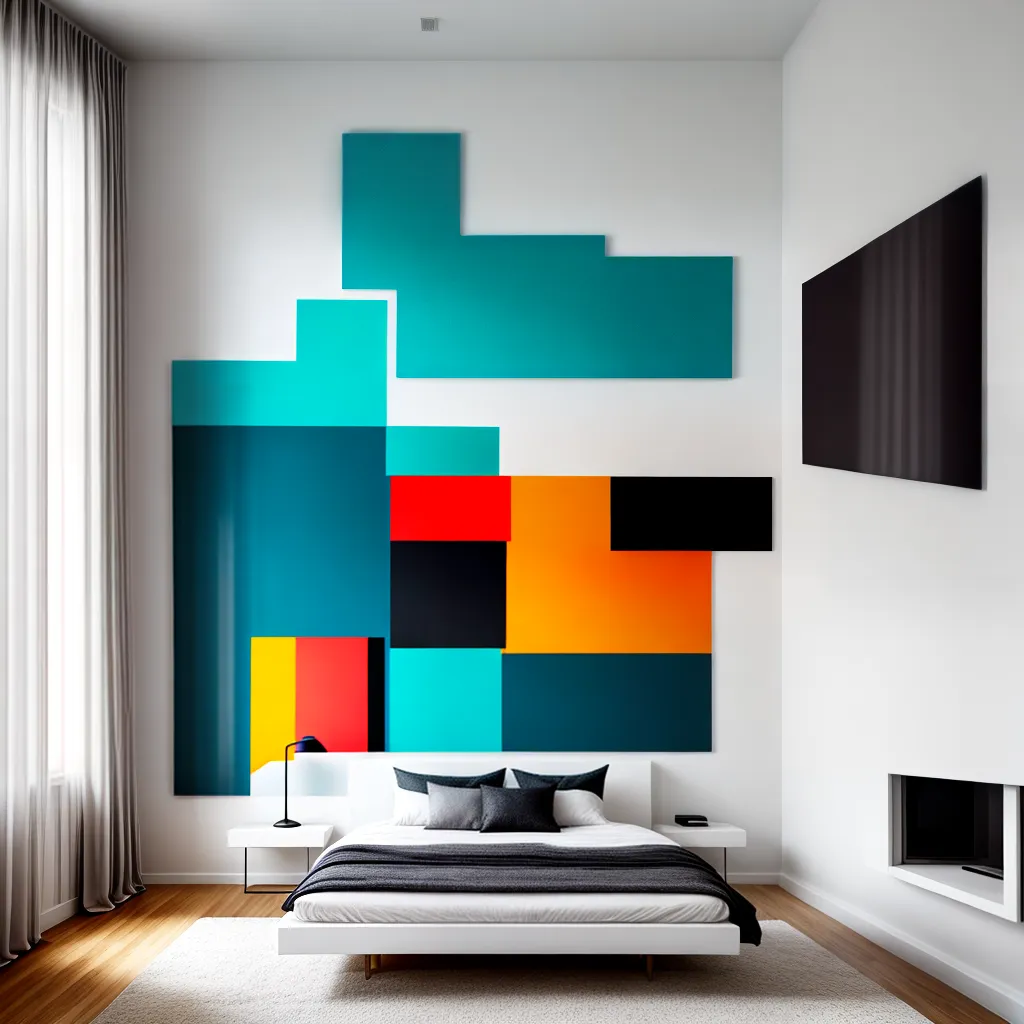 pintura abstrata sala moderna 4