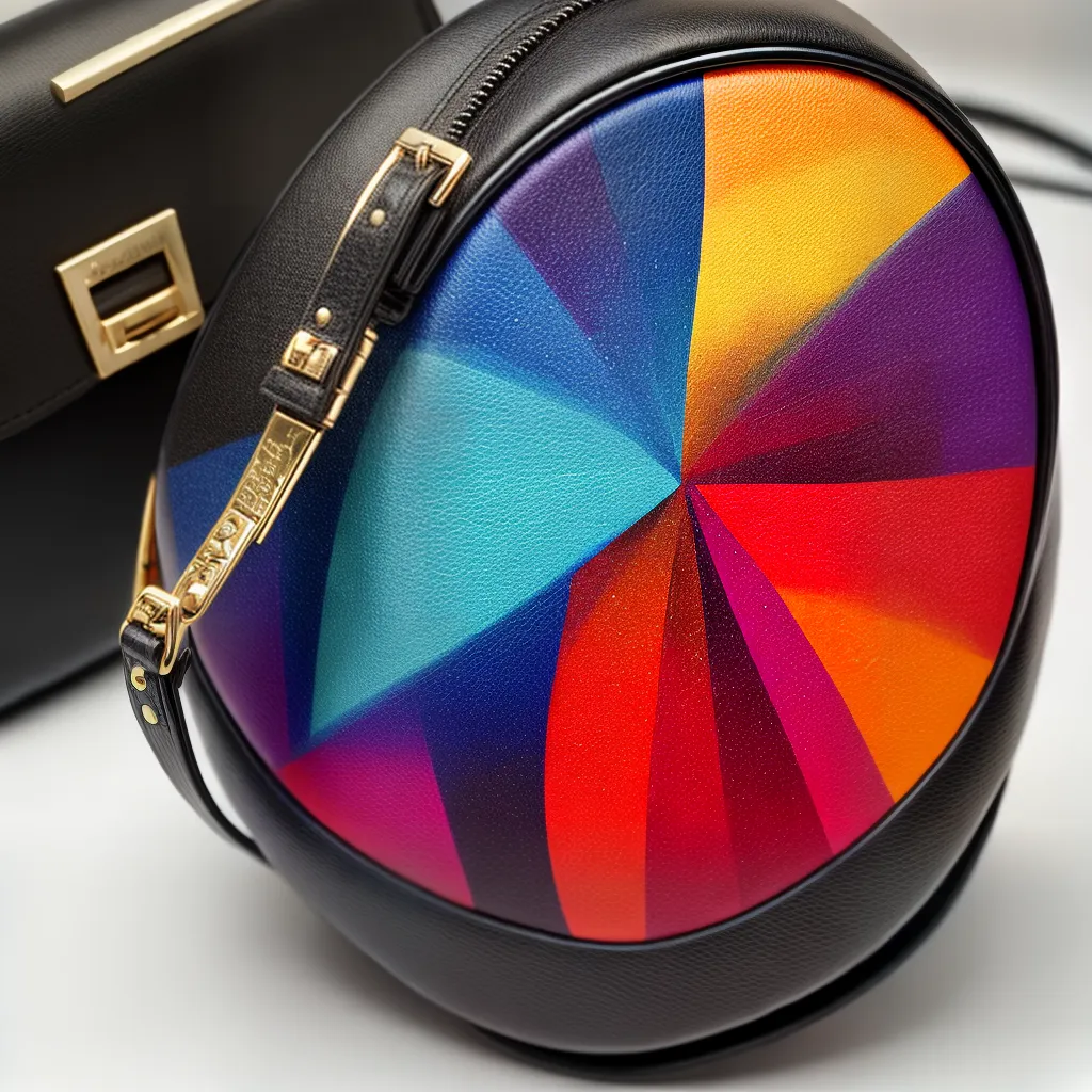 bolsa couro pintura cores vibrantes bolsa couro pintura cores vibrantes