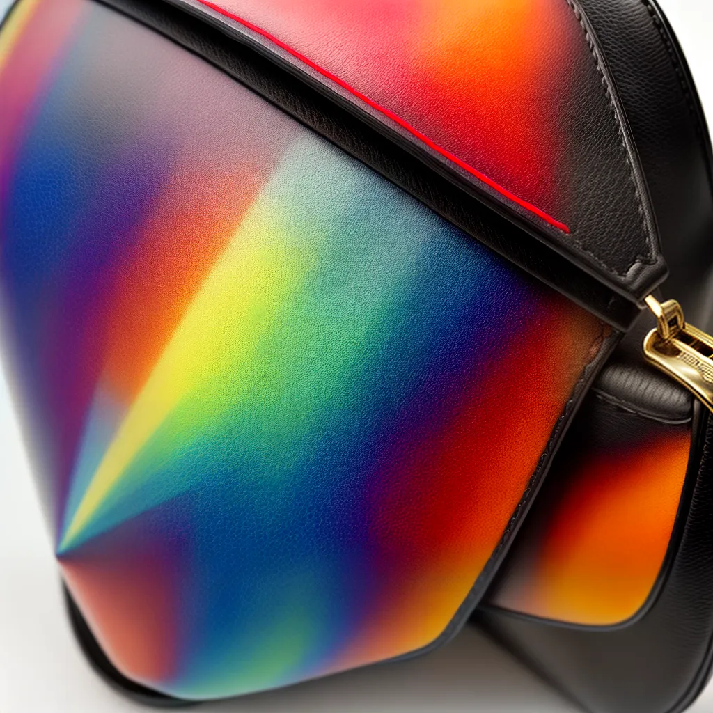 pintura bolsa couro artista cores pintura bolsa couro artista cores