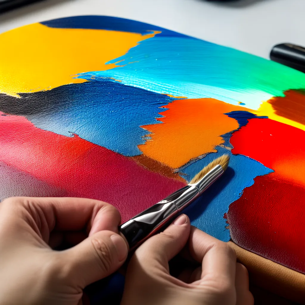 pintura em couro artesao mao