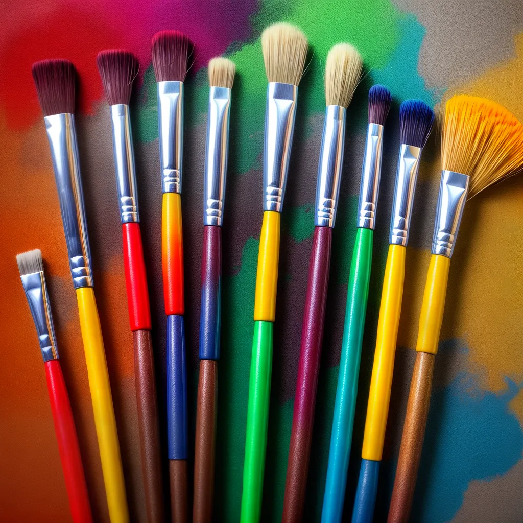 pinceis pintura poliestireno variedade pinceis pintura poliestireno variedade