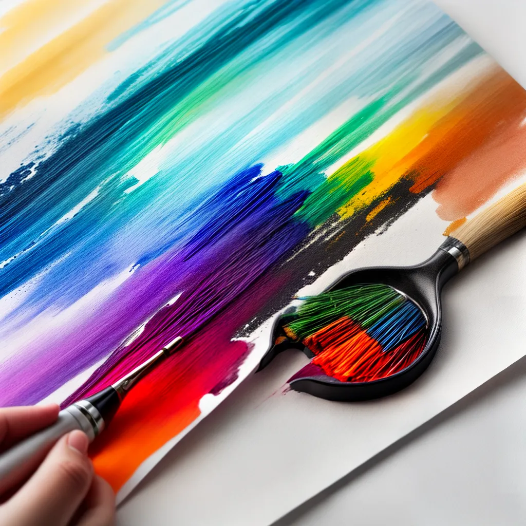 tinta criativa pincel desenho tinta criativa pincel desenho