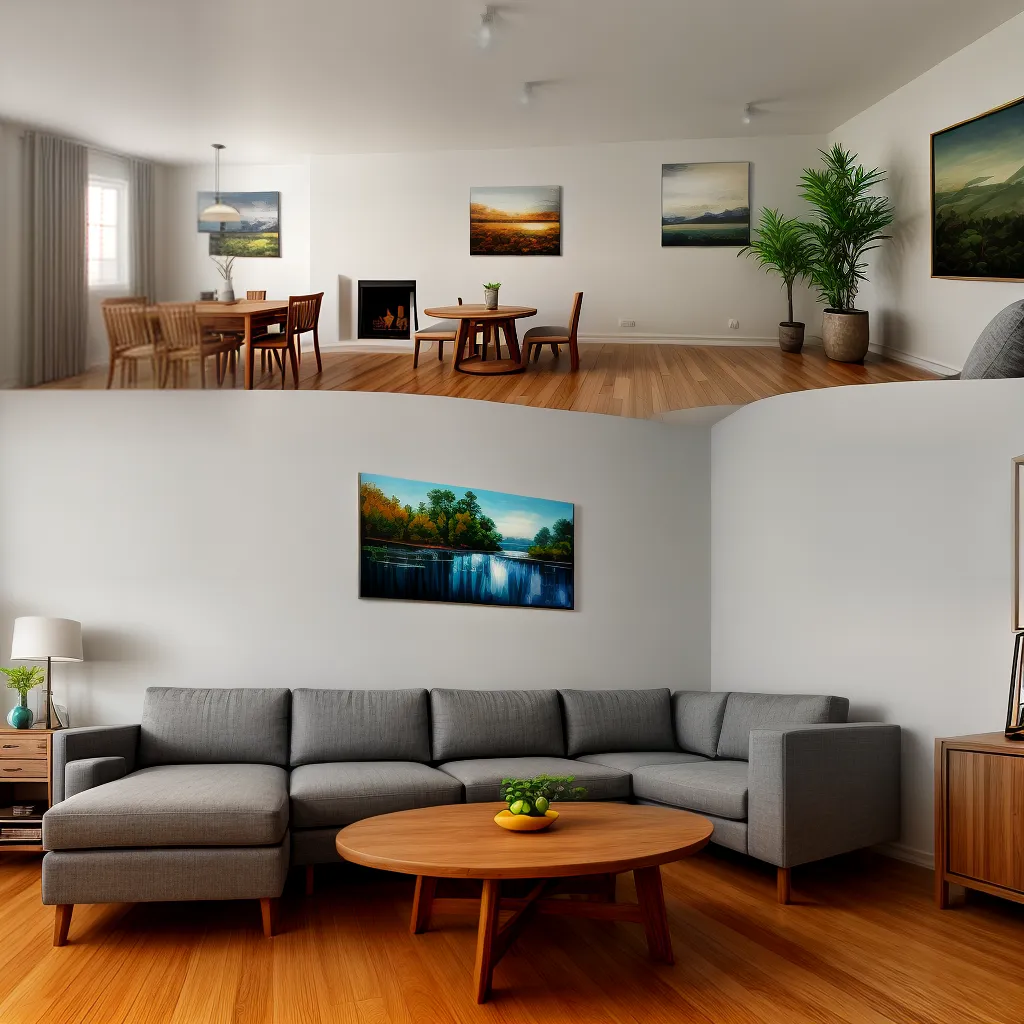sala estar tons terrosos pintura serena