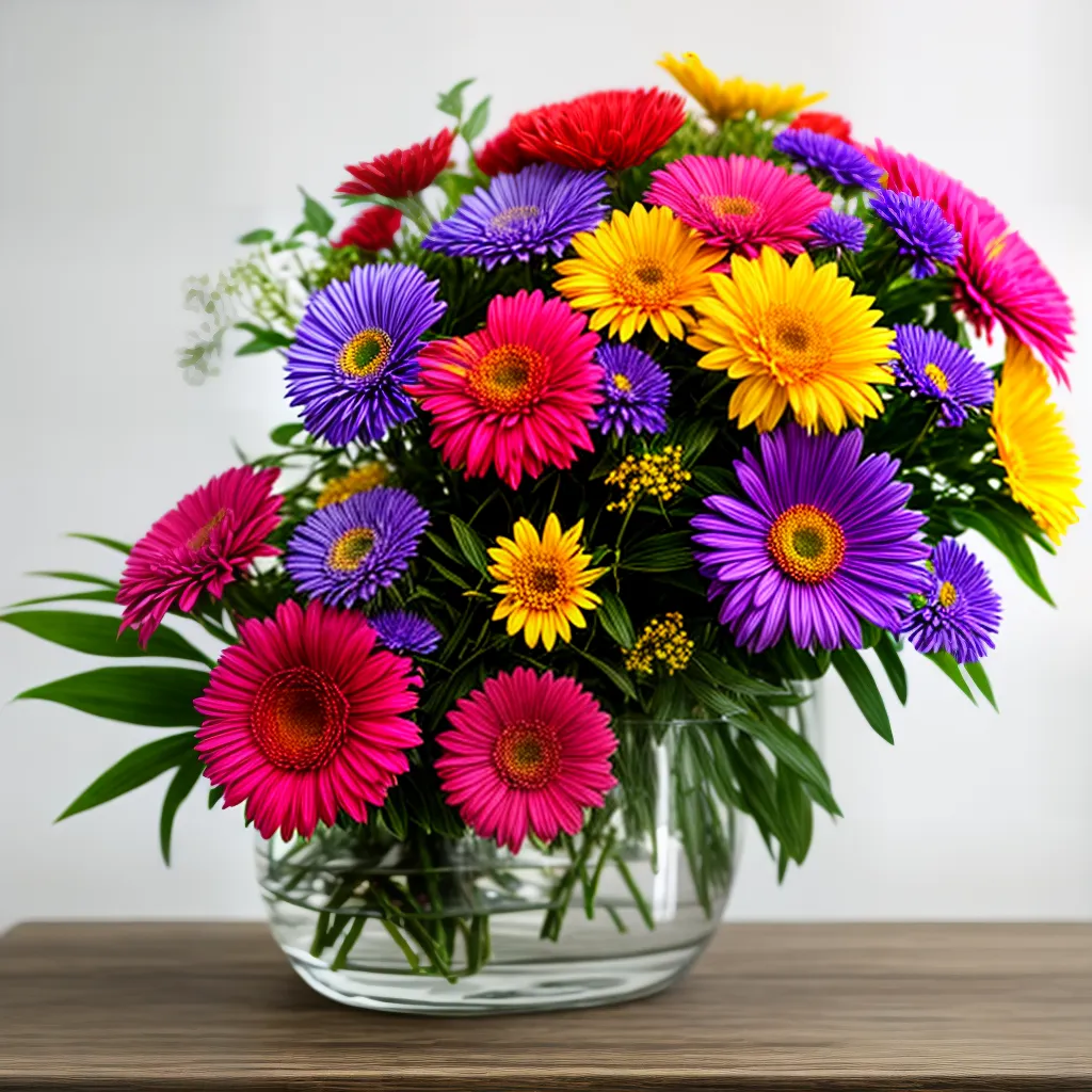 bouquet colorido feng shui harmonia