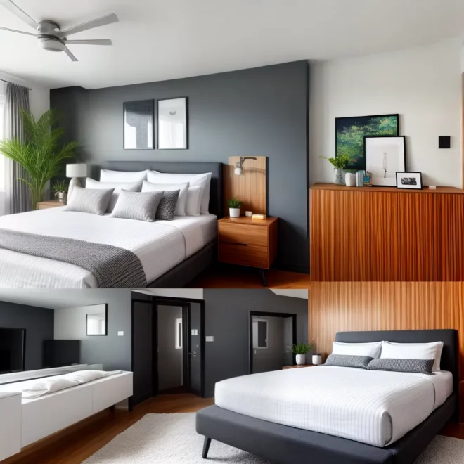 quarto moderno cama cabeceira estilosa quarto moderno cama cabeceira estilosa