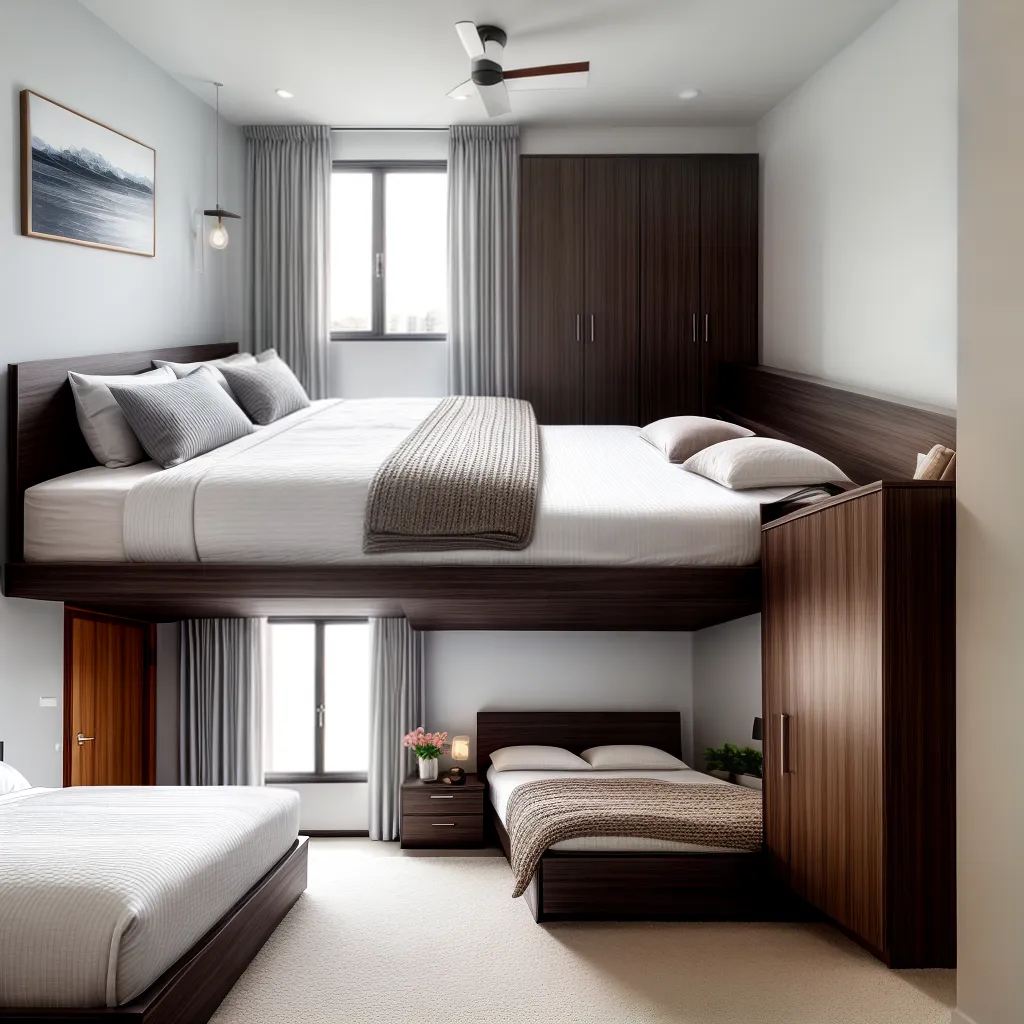 quarto moderno madeira escura