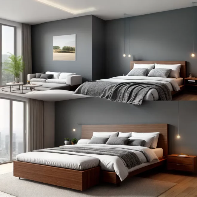 cama led moderna ambiente relaxante cama led moderna ambiente relaxante