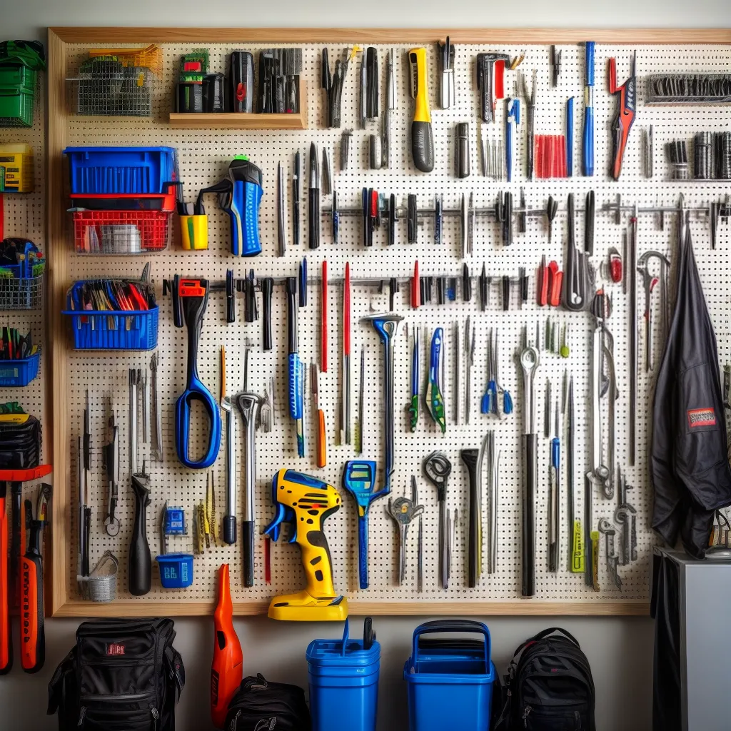 organizacao ferramentas pegboard oficina