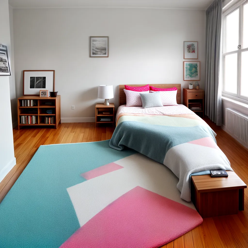 quarto tematico cama colorida colchao