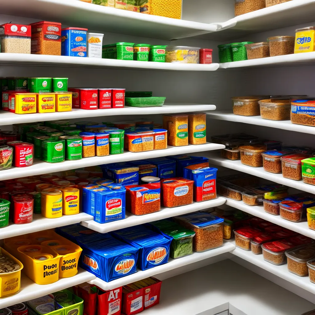 despensa organizada estoque alimentos 1