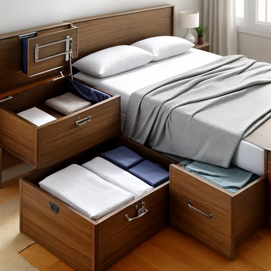roupa de cama arrumada tronco madeira