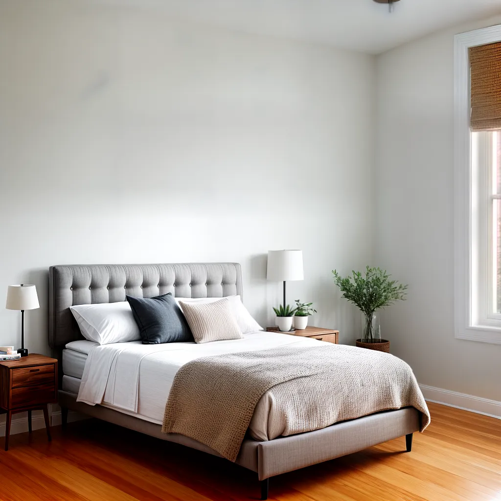 quarto acochoante cabeceira estofada